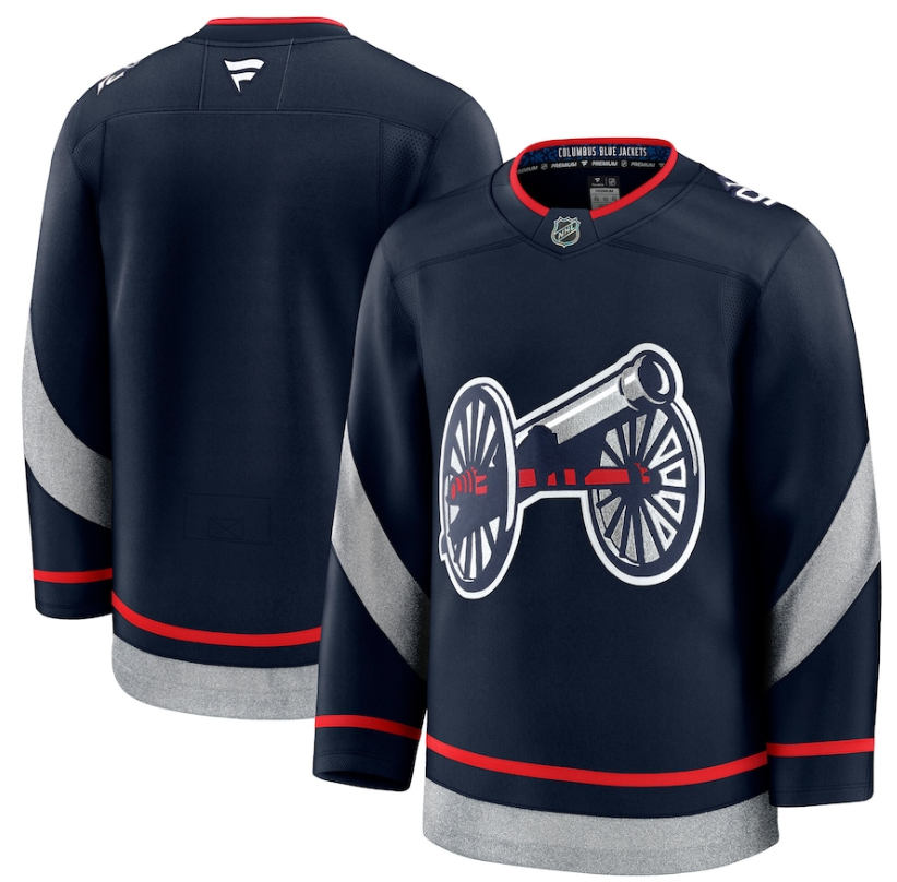 Men Columbus Blue Jackets Fanatics Navy blue 2025 NHL Stadium Series Premium Jersey->columbus blue jackets->NHL Jersey